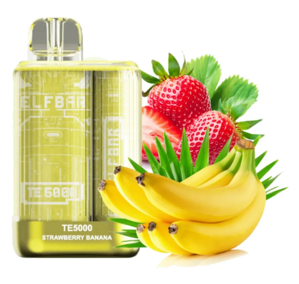 Elf Bar TE5000 Strawberry Banana Elf Bar TE5000 Strawberry Banana