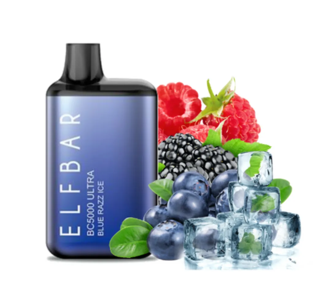Elf Bar BC5000 Blue Razz Ice Elf Bar BC5000 Blue Razz Ice