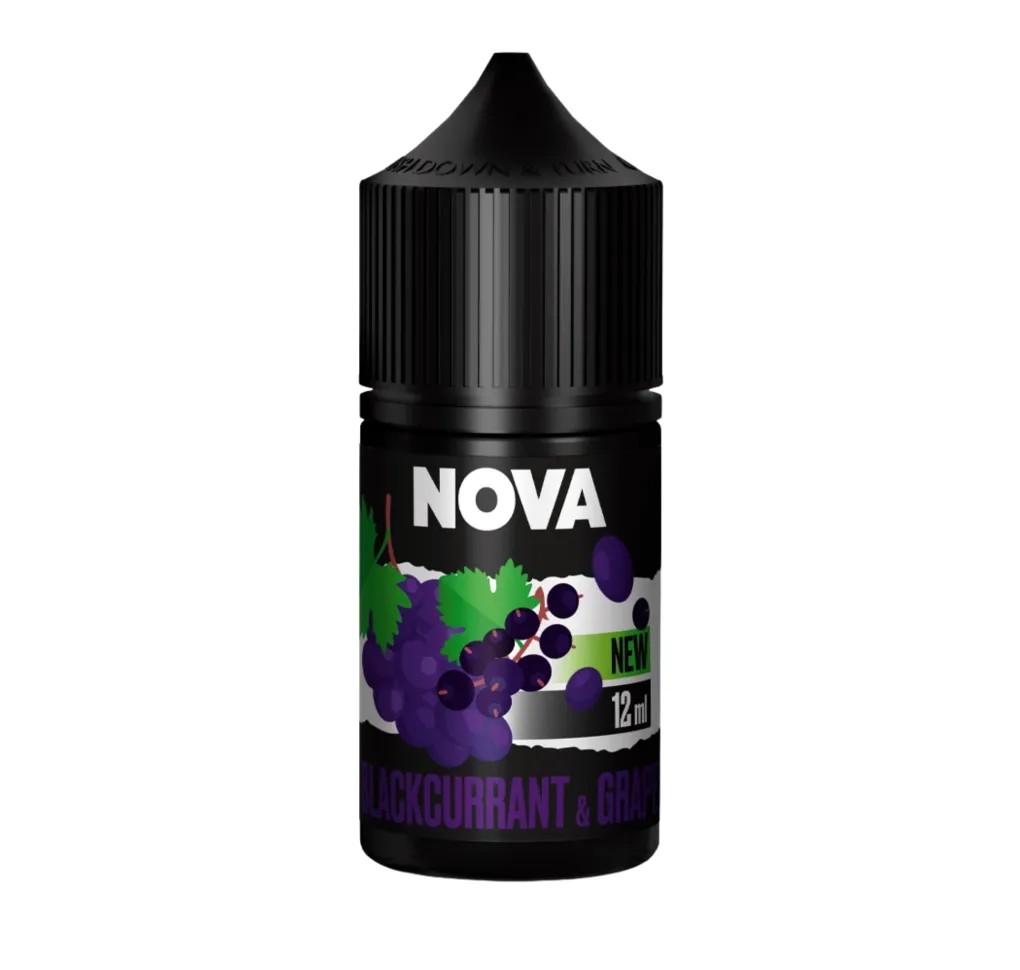 АРОМАТИЗАТОР NOVA BLACKCURRANT GRAPE 12 мл АРОМАТИЗАТОР NOVA BLACKCURRANT GRAPE 12 мл