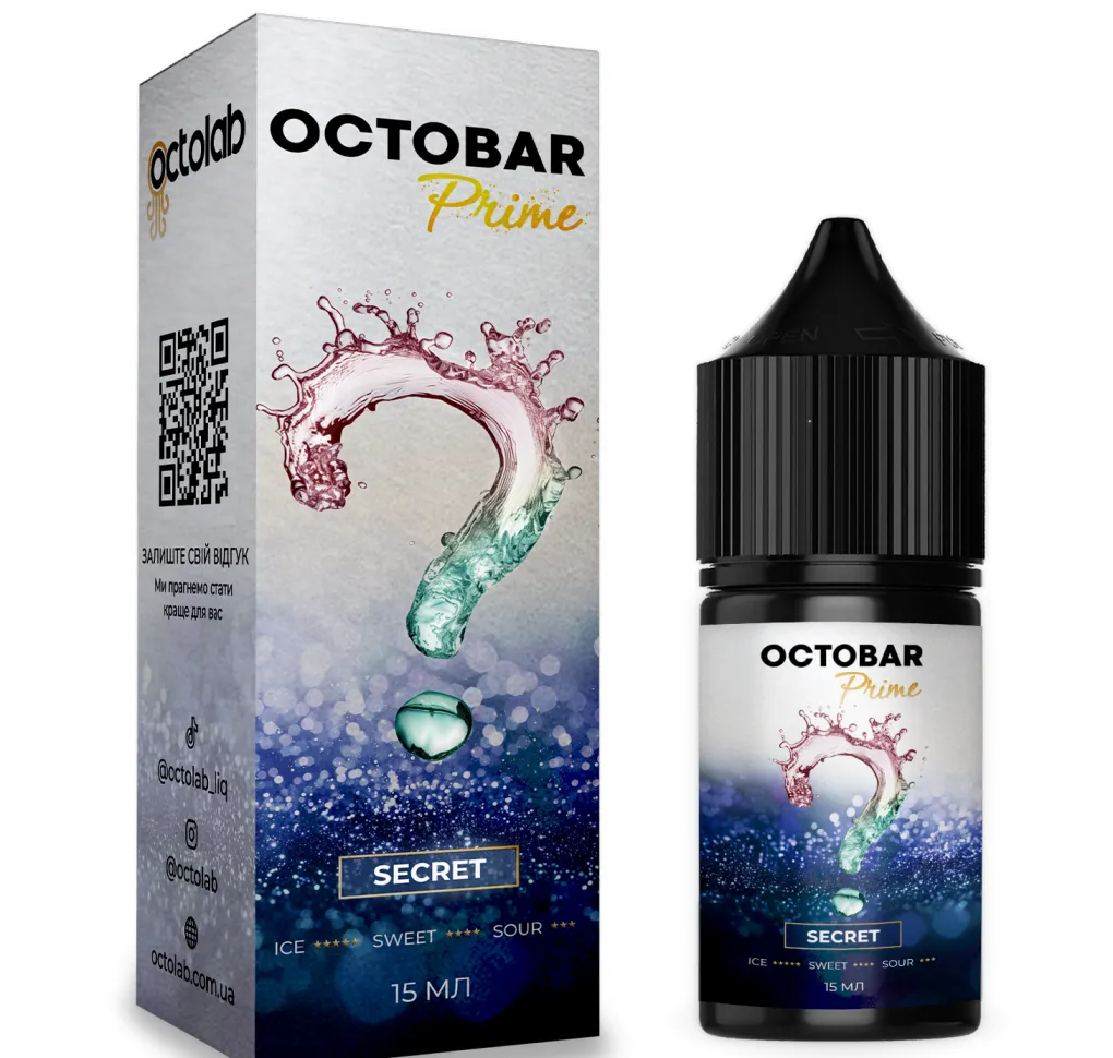 Ароматизатор Octobar Prime Secret 15 мл Ароматизатор Octobar Prime Secret 15 мл