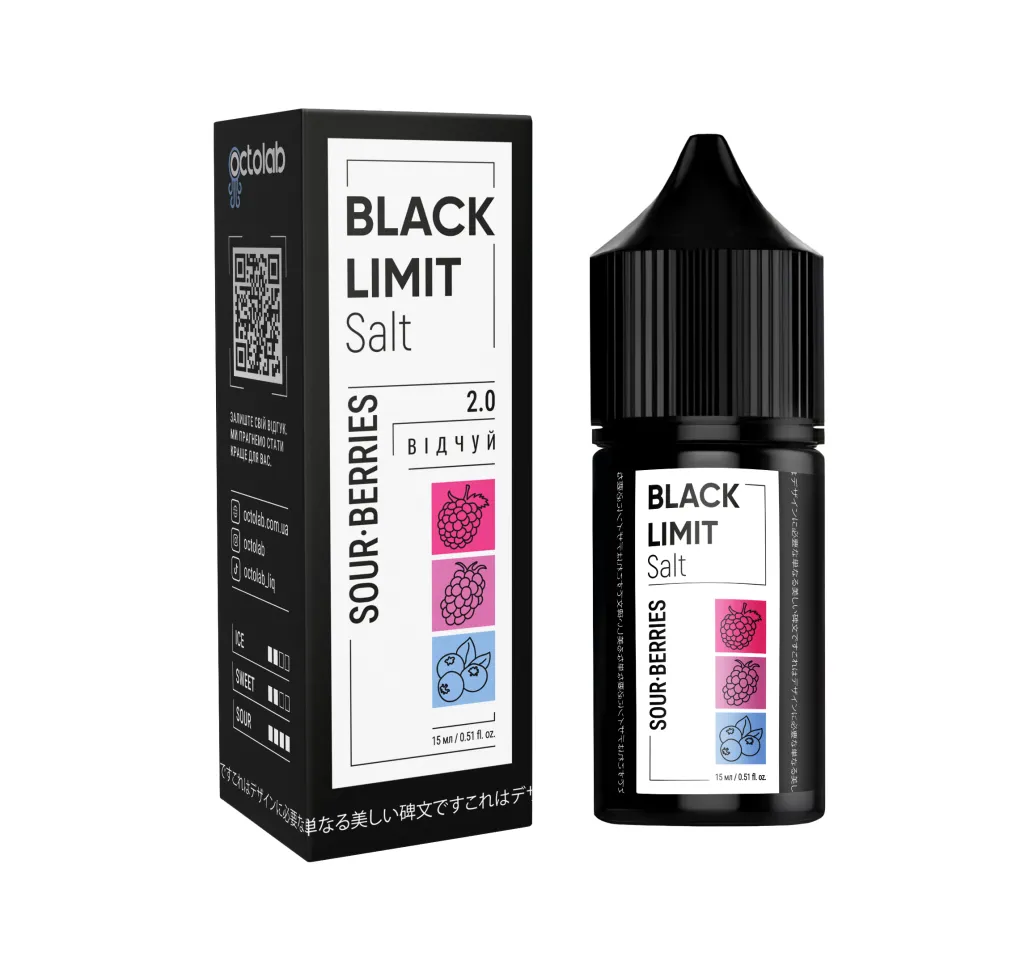Ароматизатор Octobar Black Limit Sour Berries 15 мл Ароматизатор Octobar Black Limit Sour Berries 15 мл
