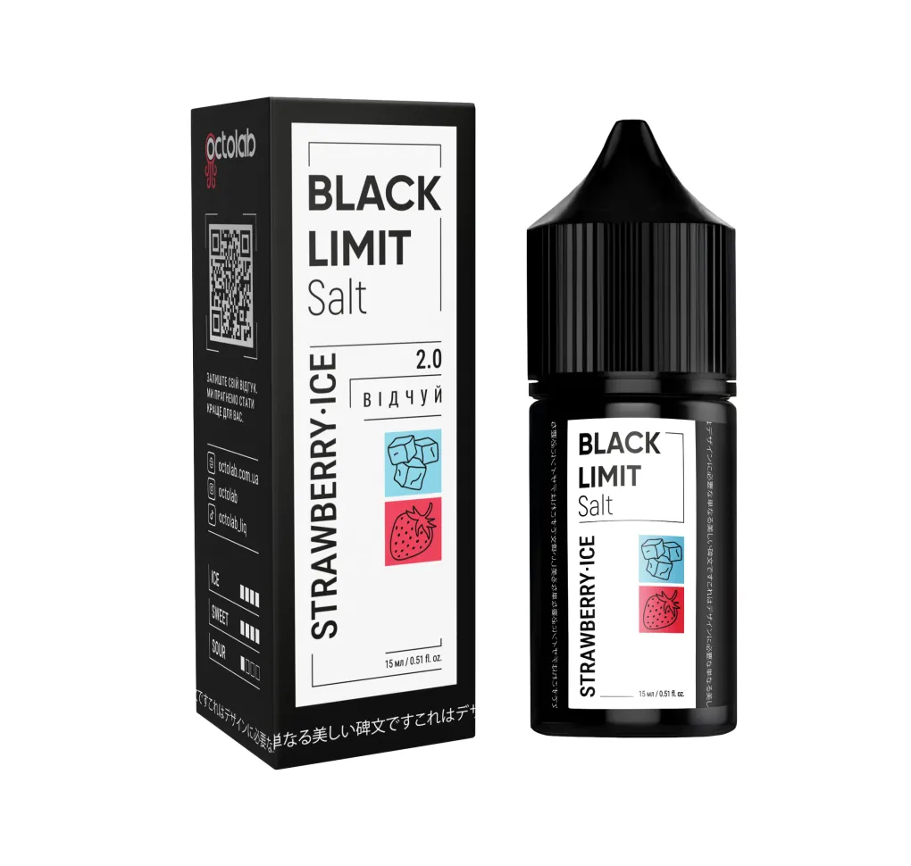 Ароматизатор Octobar Black Limit Strawberry Ice 15 мл Ароматизатор Octobar Black Limit Strawberry Ice 15 мл