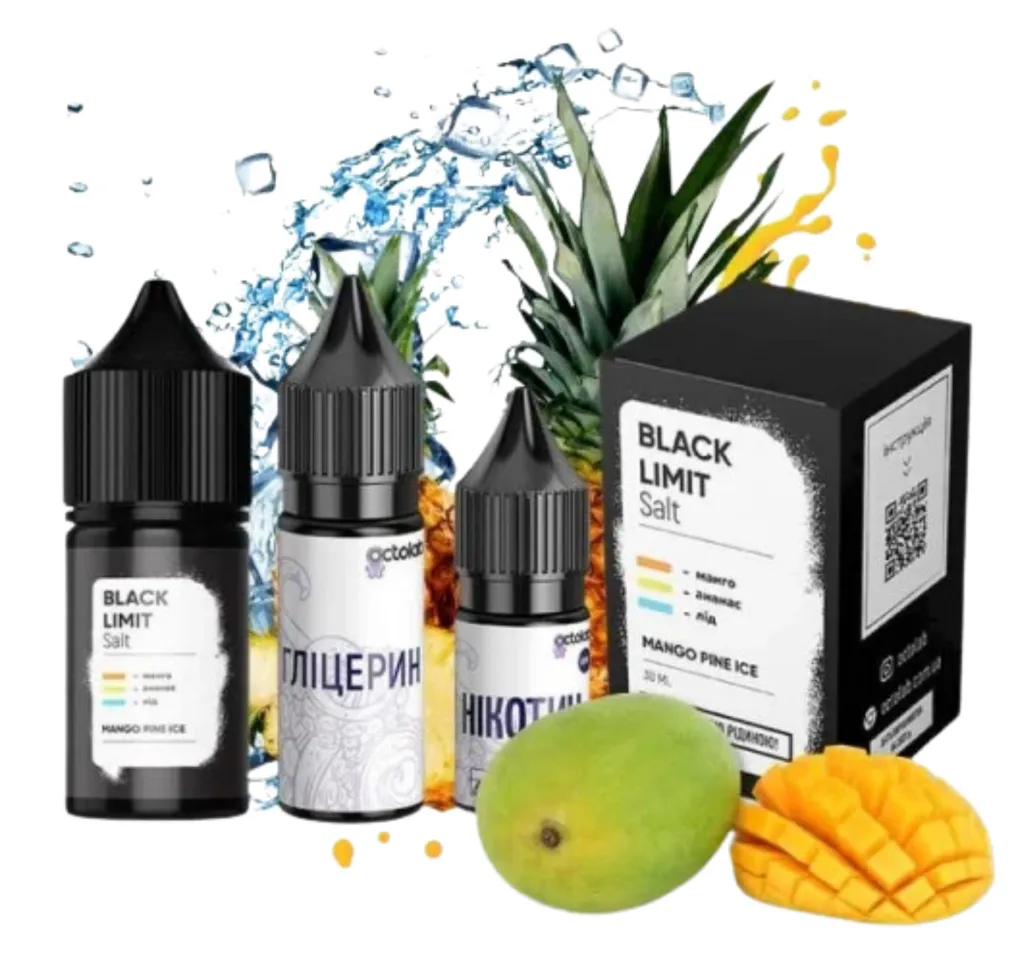 Набір Octobar Black Limit 30 мл 50 мг Mango Pine Ice Набір Octobar Black Limit 30 мл 50 мг Mango Pine Ice