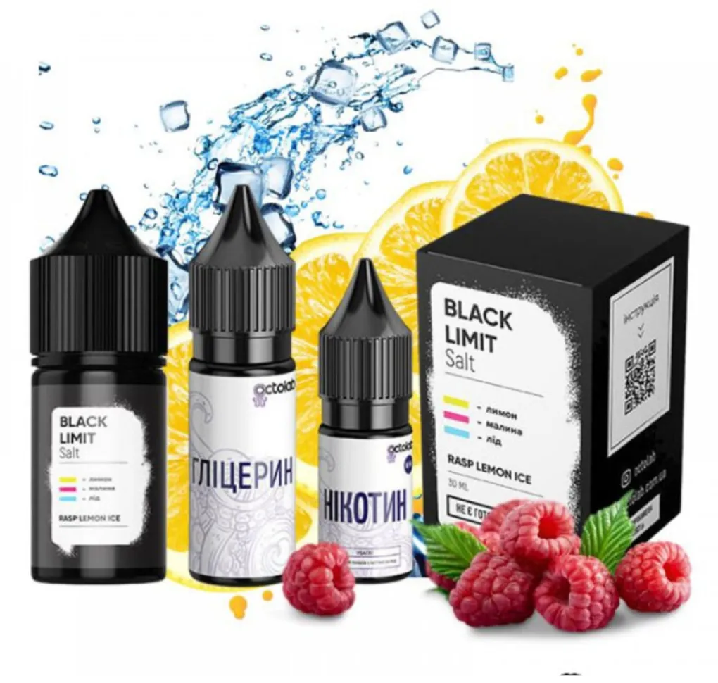 Набір Octobar Black Limit 30 мл 50 мг Raspb Lemon Ice Набір Octobar Black Limit 30 мл 50 мг Raspb Lemon Ice