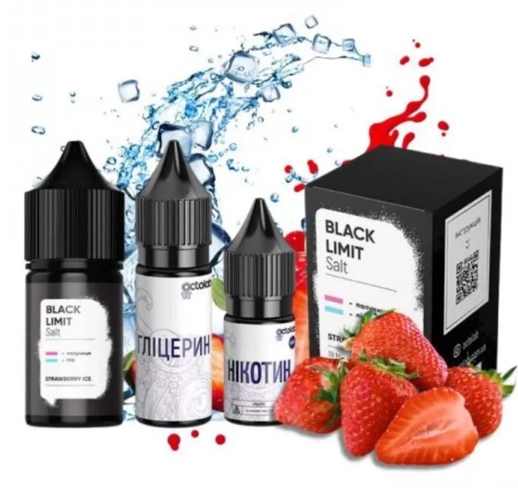 Набір Octobar Black Limit 30 мл 50 мг Strawberry Ice