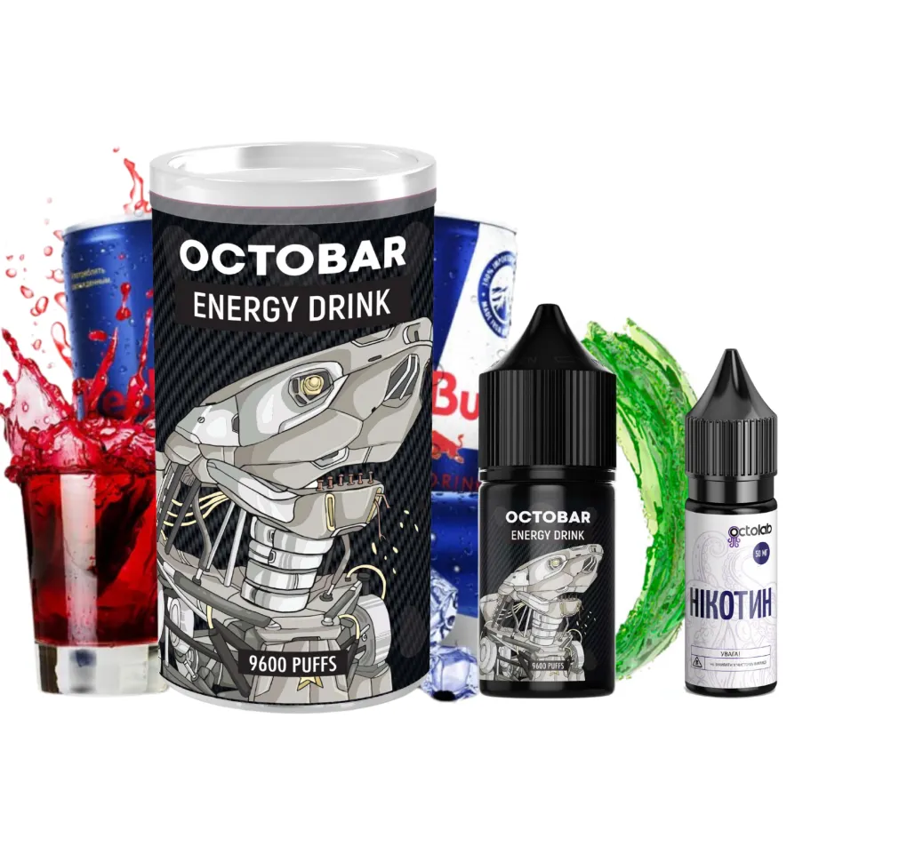 Набір Octobar NFT 30 мл 50 мг Energy Drink Набір Octobar NFT 30 мл 50 мг Energy Drink