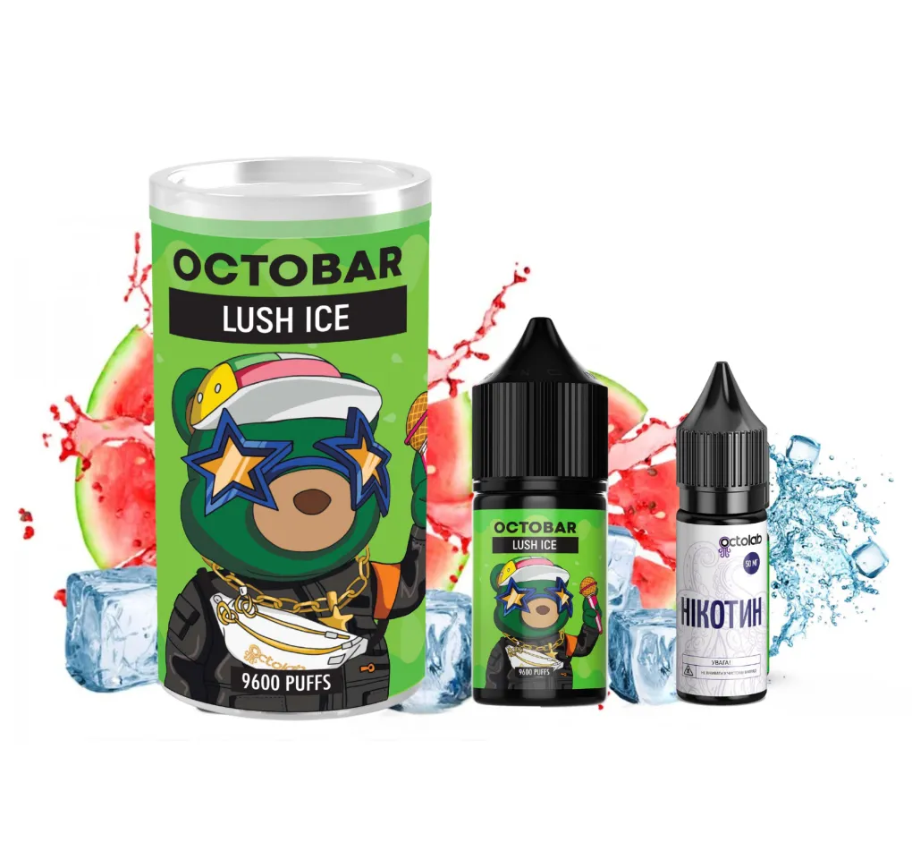 Набір Octobar NFT 30 мл 50 мг Lush Ice Набір Octobar NFT 30 мл 50 мг Lush Ice