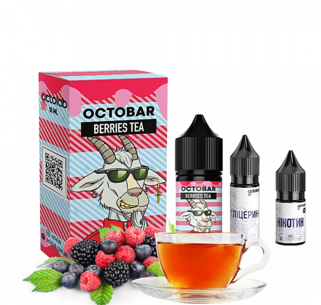 Набір Octobar NFT 30 мл 50 мг Berries Tea Набір Octobar NFT 30 мл 50 мг Berries Tea