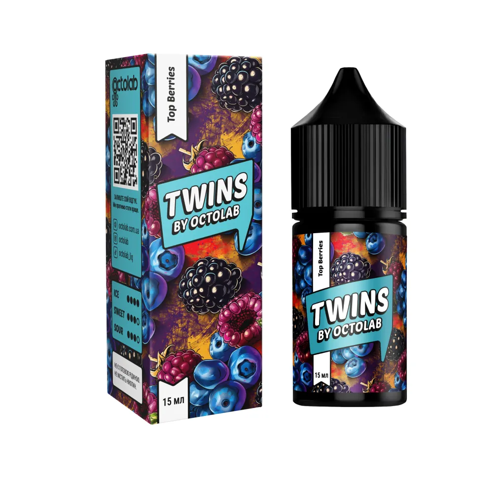 Ароматизатор Octobar TWINS Top Berries 15 мл Ароматизатор Octobar TWINS Top Berries 15 мл