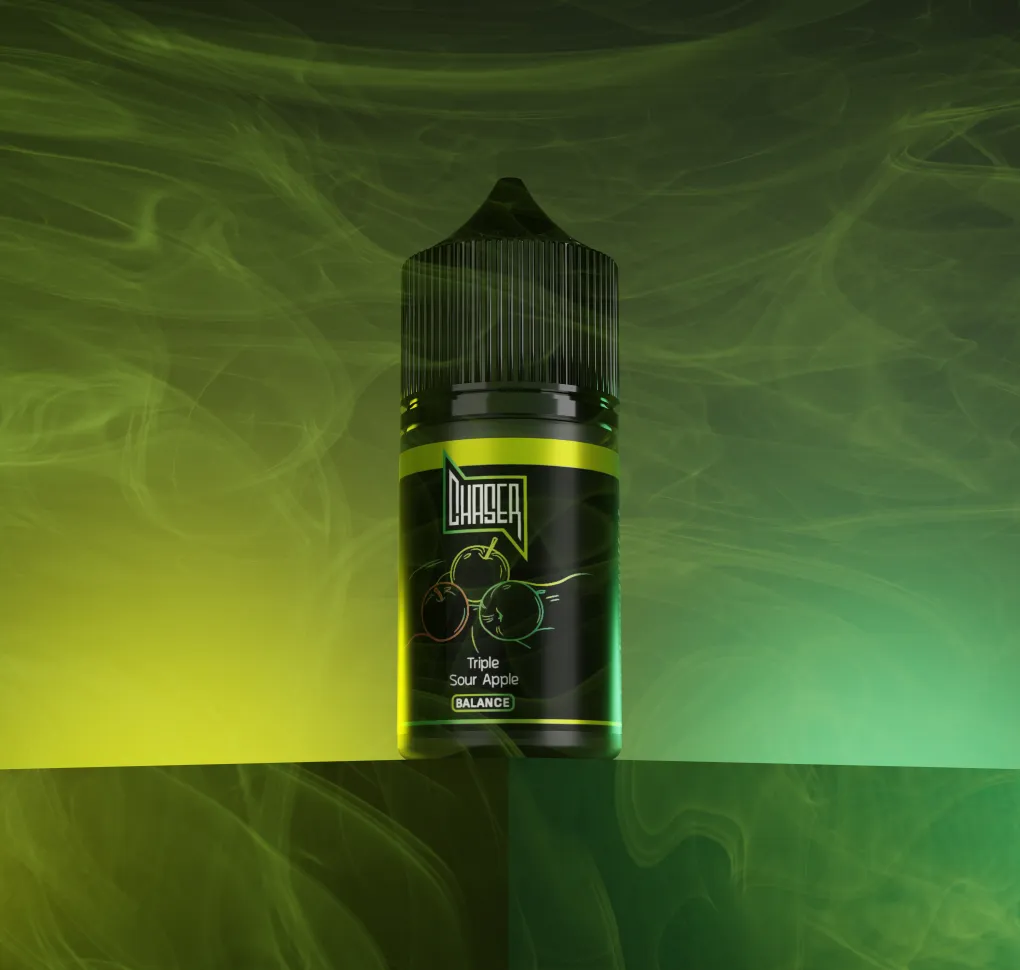АРОМАТИЗАТОР CHASER BLACK Triple Sour Apple 12 мл АРОМАТИЗАТОР CHASER BLACK Triple Sour Apple 12 мл