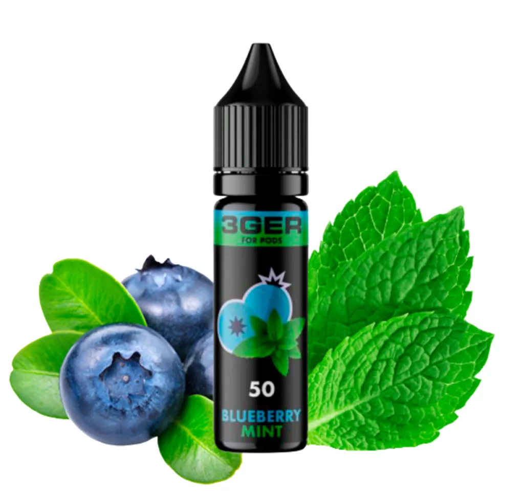 3Ger 15 мл 50 мг Blueberry Mint 3Ger 15 мл 50 мг Blueberry Mint