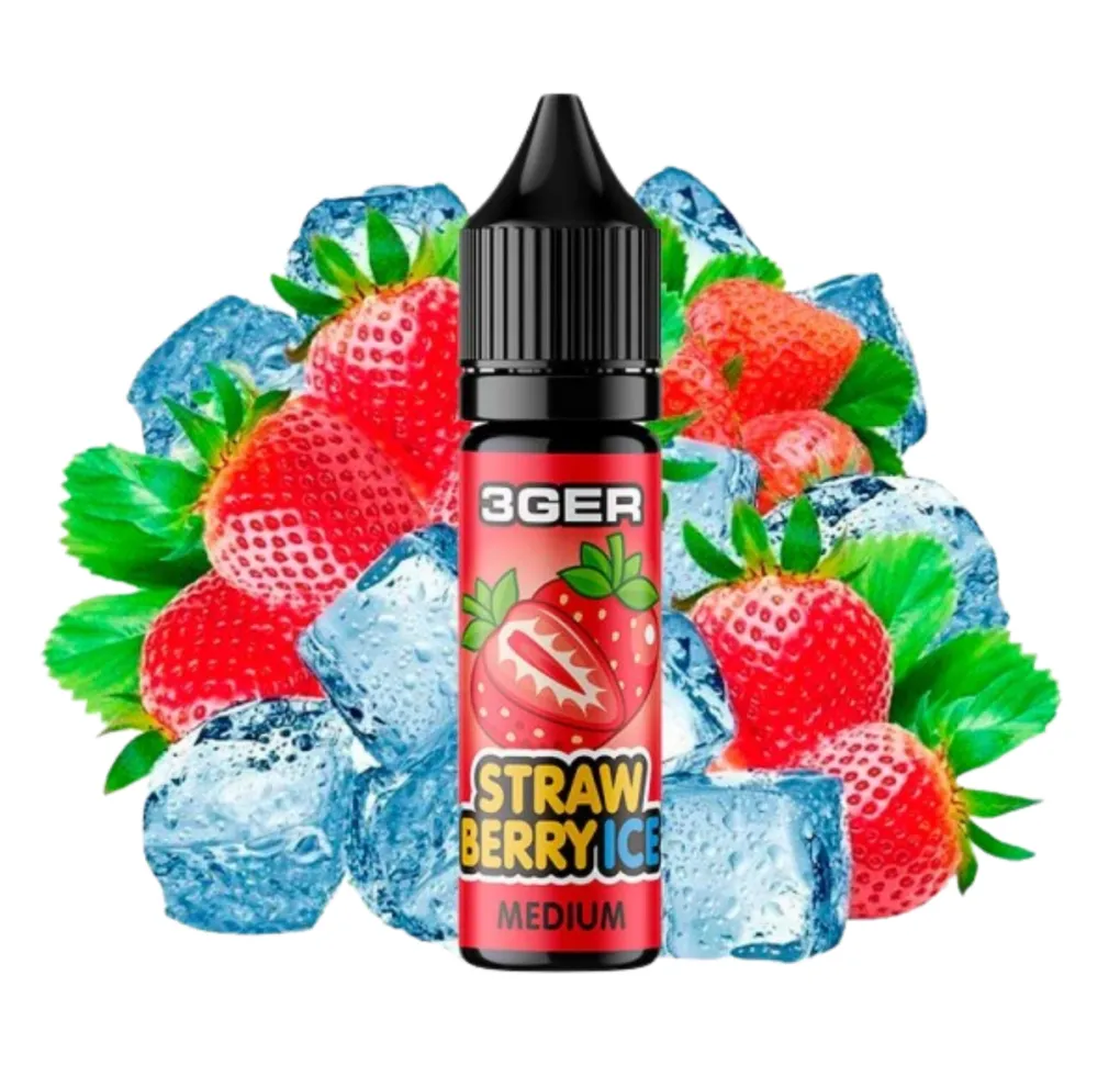 3Ger New 15 мл 50 мг Strawberry Ice 3Ger New 15 мл 50 мг Strawberry Ice