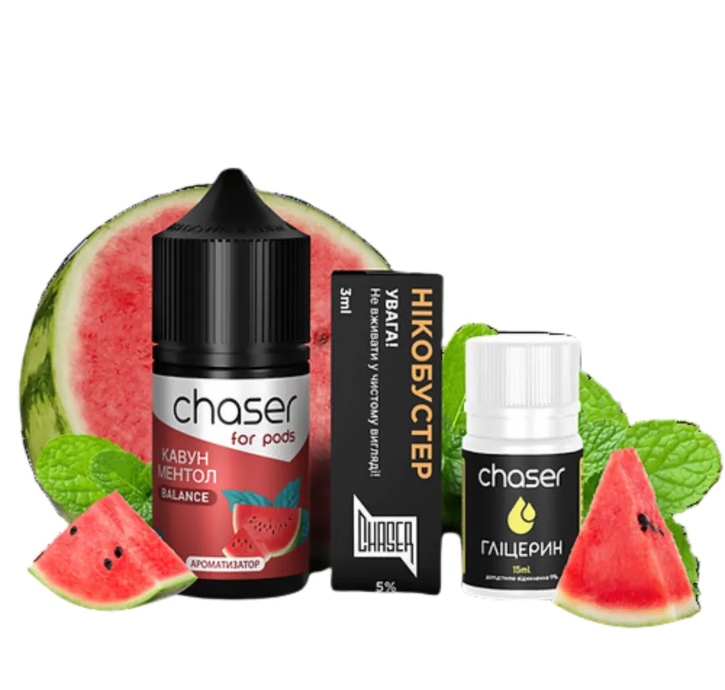 Набір Chaser For Pods 30 мл 65 мг КАВУН МЕНТОЛ