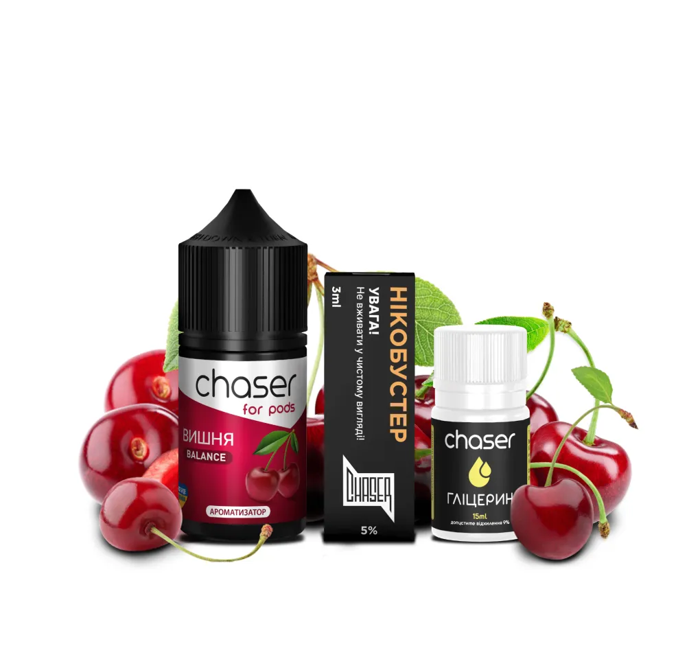 Набір Chaser For Pods 30 мл 65 мг ВИШНЯ