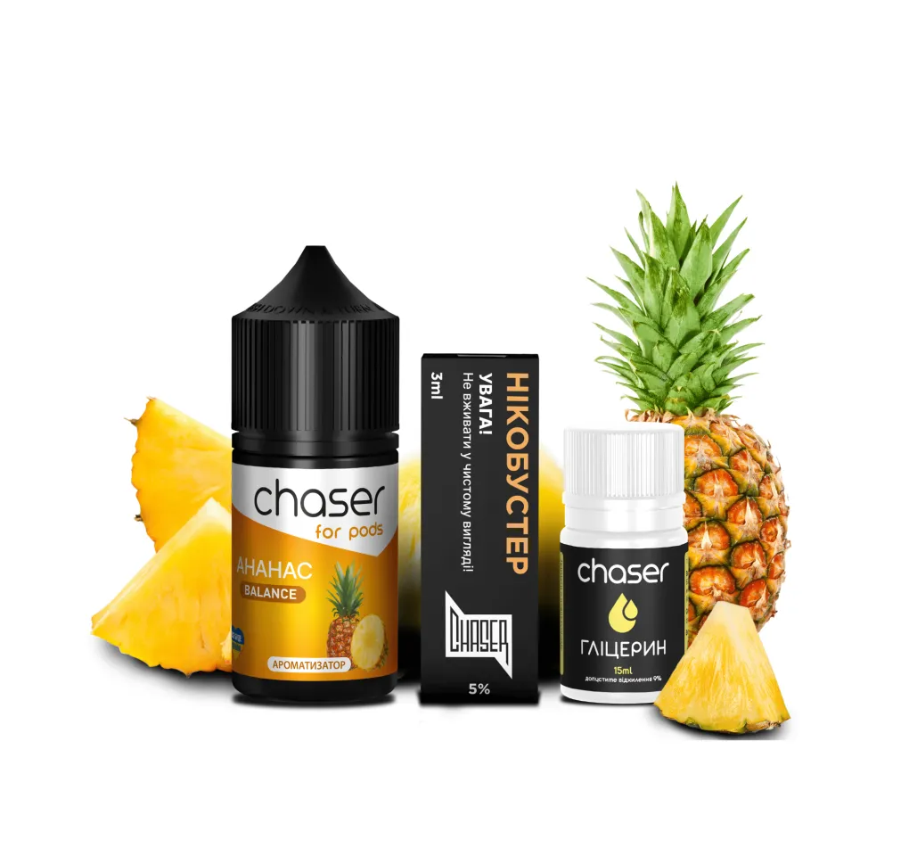 Набір Chaser For Pods 30 мл 65 мг АНАНАС