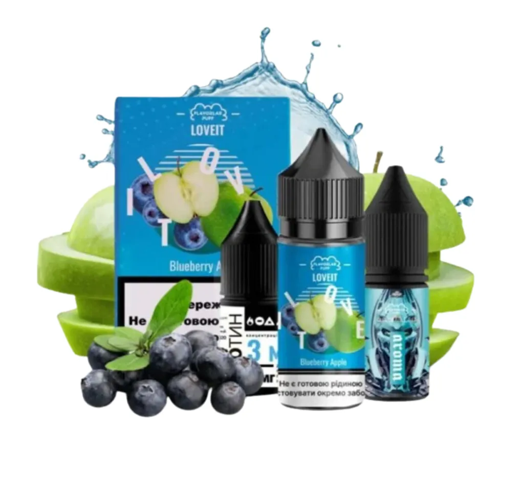 Набір Flavorlab Love It 30 мл 65 мг Чорниця Яблуко