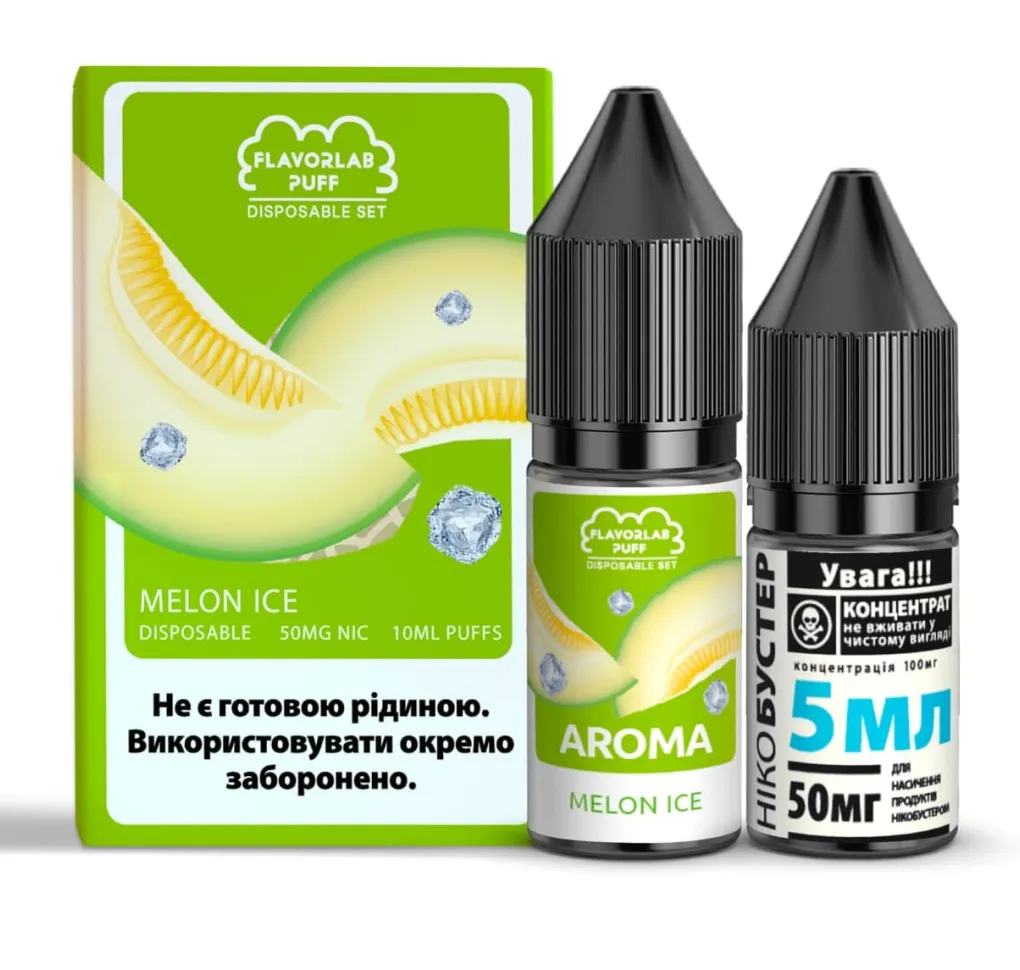 Набір Flavorlab Puff 10 мл 65 мг Диня Айс