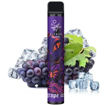 Elf Bar 2000 Lux Grape Ice