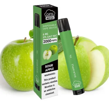 Електронна сигарета Airis Mega 2000 Sour Apple