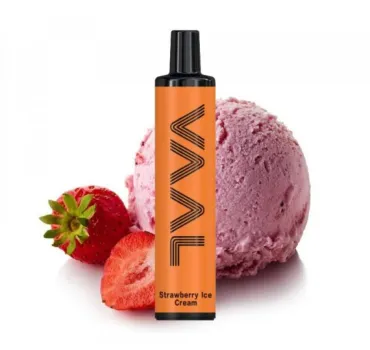 Електронна сигарета VAAL 1500 Полуничне морозиво