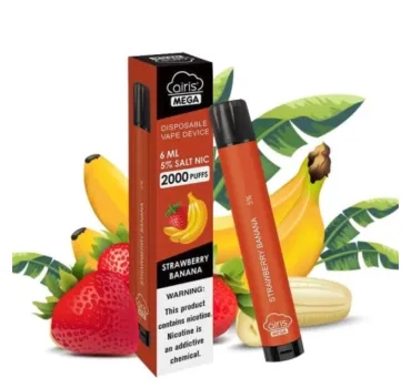 Електронна сигарета Airis Mega 2000 Strawberry Banana