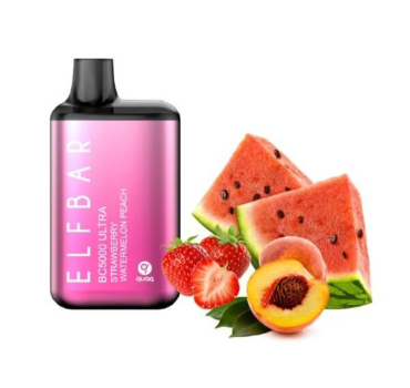 Elf Bar BC5000 Strawberry Watermelon Peach