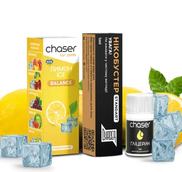 Набір Chaser For Pods ICE Лимон 10 мл 50 мг