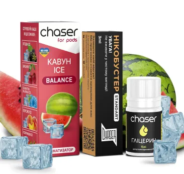 Набір Chaser For Pods ICE 30 мл 65 мг КАВУН