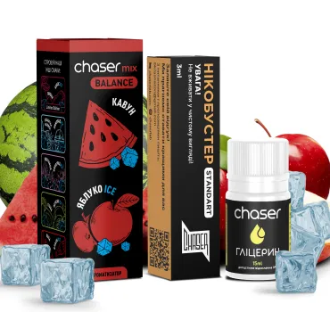 Набір Chaser Mix ICE 30 мл 65 мг КАВУН ЯБЛУКО