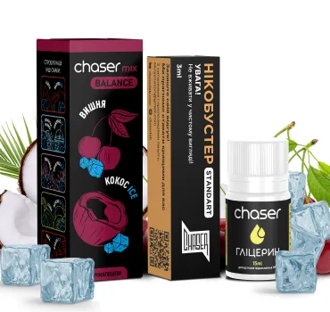Набір Chaser Mix ICE 30 мл 50 мг ВИШНЯ КОКОС