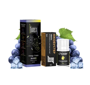 Набір Chaser Black 30 мл 65 мг ICE ENERGY GRAPE