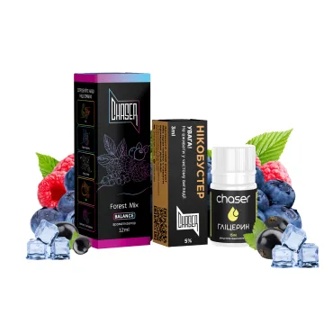 Набір Chaser Black 30 мл 65 мг ICE FOREST MIX