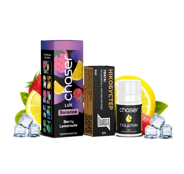 Набір Chaser Lux 30 мл 65 мг ICE BERRY LEMONADE