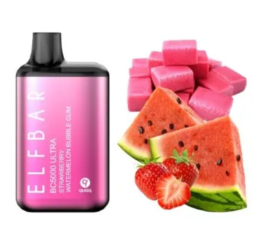 Elf Bar BC5000 Strawberry Watermelon Buble Gum