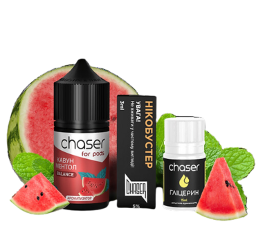 Набір Chaser For Pods 30 мл 50 мг КАВУН МЕНТОЛ