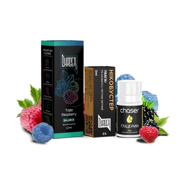 Набір Chaser Black 30 мл 65 мг TRIPLE RASPBERRY