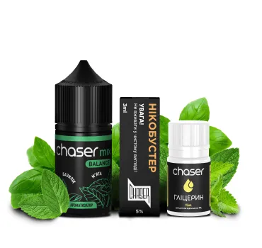 Набір Chaser Mix 30 мл 65 мг БАЗИЛІК М'ЯТА