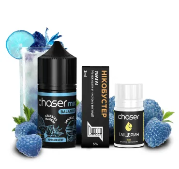 Набір Chaser Mix 30 мл 65 мг БЛАКИТНА МАЛИНА ЛИМОНАД