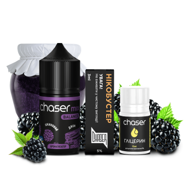 Набір Chaser Mix 30 мл 65 мг ОЖИНОВИЙ ДЖЕМ