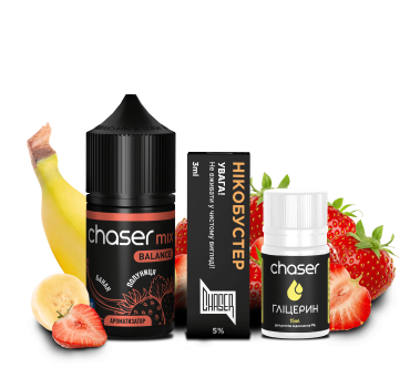 Набір Chaser Mix 30 мл 65 мг ПОЛУНИЦЯ БАНАН