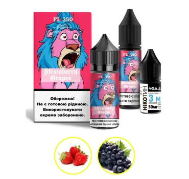 Набір Flavorlab FL350 30 мл 65 мг Полуниця виноград