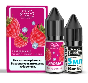 Набір Flavorlab Puff 10 мл 65 мг Малина айс