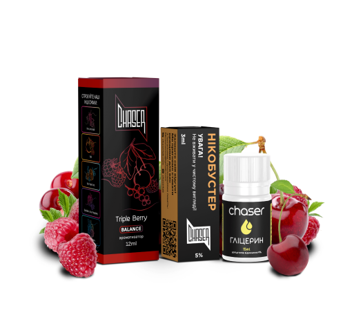 Набір Chaser Black 30 мл 65 мг TRIPLE BERRY